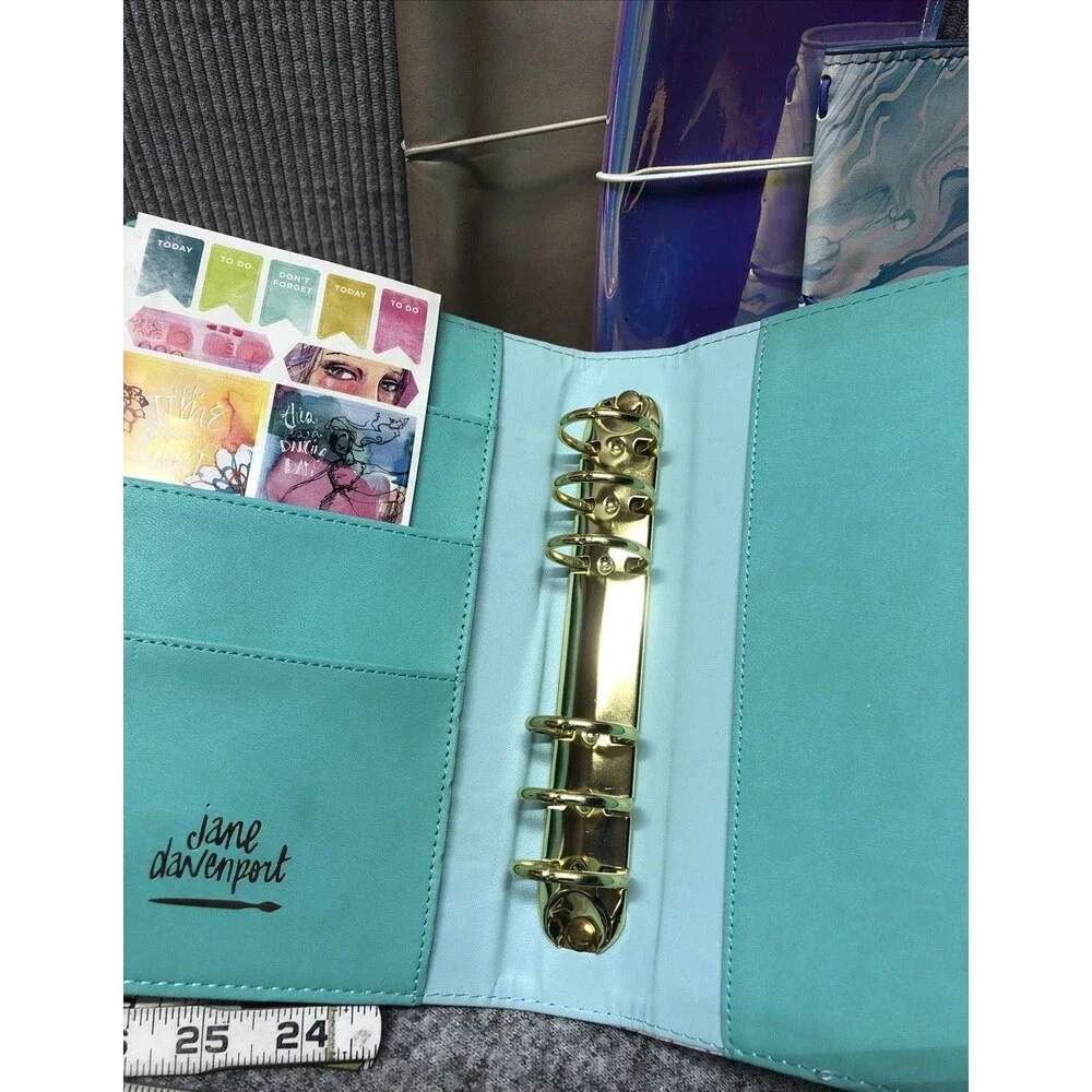 Lot Of 4 Planners Jane Davenport Watercolor Heidi Swapp Notebook Cover Journal